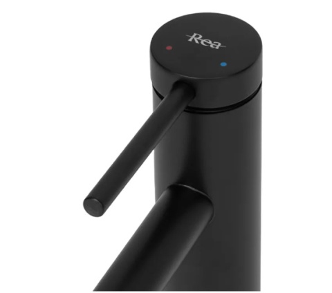 Rea Bateria umywalkowa Foss czarna wysoka REA-B5320