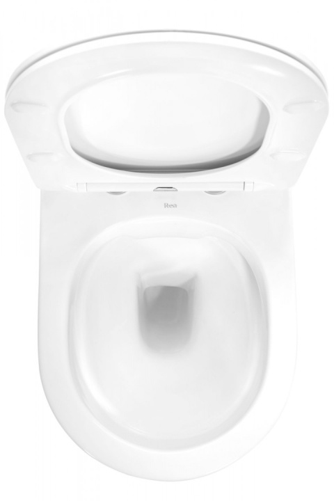 Rea Misa WC podwieszana Carlo Flat złoty rant REA-C1222