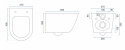 Rea Misa WC podwieszana Carlo Mini Rimless Flat REA-C2760