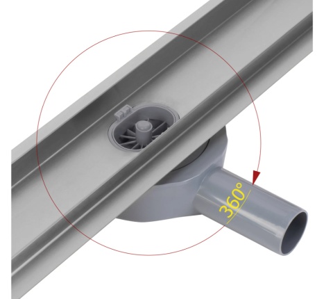 Rea Odpływ Liniowy NEOX PRO Stal Szczotkowana 70 REA-G5808