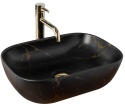 Rea Umywalka nablatowa Belinda Black Marble Mat REA-U8908