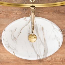 Rea Umywalka nablatowa Linda Lava Mat REA-U8568