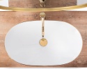 Rea Umywalka nablatowa Royal Gold Edge REA-U8570