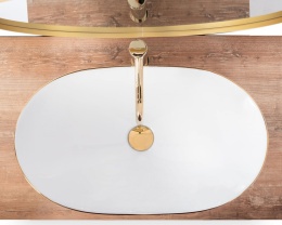 Rea Umywalka nablatowa Royal Gold Edge REA-U8570