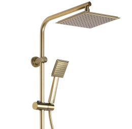 Rea Zestaw Natryskowy Bravo Złoty Szczotkowany REA-P4121