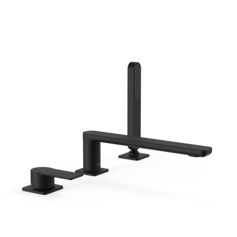 Tres Loft Colors bateria wannowo-prysznicowa 3-otworowa czarny mat 20016201NM