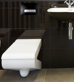 Werit/Jomo Ambiente Przycisk WC szkło brązowy przydymiony 167-33001902-00/102-000000122