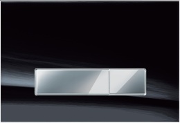 Werit/Jomo Ambiente Przycisk WC szkło czarny metaliczny 167-33001820-00/102-000000120