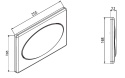 Werit/Jomo Classic Przycisk WC PCV biały 167-27060001-00/102-000000018