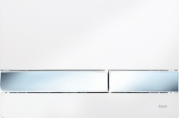 Werit/Jomo Exclusive 2.0 Przycisk WC PCV biały/chrom połysk 167-34000136-00/102-000000140