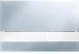 Werit/Jomo Exclusive 2.0 Przycisk WC PCV chrom mat/biały 167-34003001-00/102-000000147