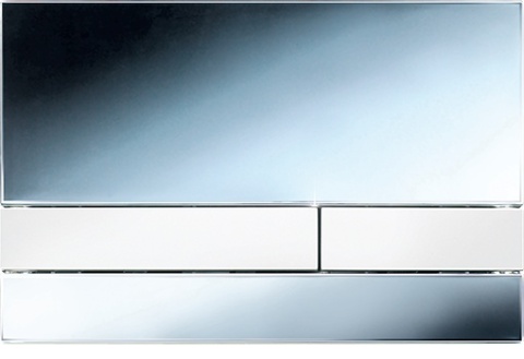 Werit/Jomo Exclusive 2.0 Przycisk WC PCV chrom połysk/biały 167-34003601-00/102-000000150