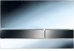 Werit/Jomo Exclusive 2.0 Przycisk WC PCV chrom połysk/czarny 167-34003618-00/102-000000151