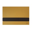 Werit/Jomo Exclusive 2.0 Przycisk WC PCV czarny mat/złoty mat 102-000000444
