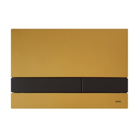 Werit/Jomo Exclusive 2.0 Przycisk WC PCV czarny mat/złoty mat 102-000000444