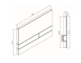 Werit/Jomo Exclusive 2.1 Przycisk WC szklany czarny mat 102-000000313