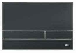 Werit/Jomo Exclusive 2.1 Przycisk WC szkło czarny mat/chrom połysk 167-41001120-00/102-000000257