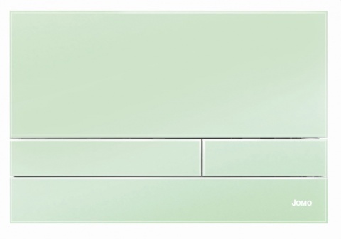 Werit/Jomo Exclusive 2.1 Przycisk WC szkło zielony satynowy/chrom połysk 167-41001261-00/102-000000261