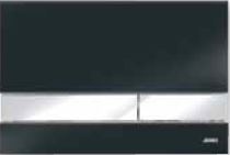 Werit/Jomo Exclusive 2.2 Przycisk WC szkło czarny/chrom połysk 167-42009005-00/102-000000297