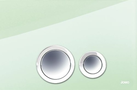 Werit/Jomo Elegance 2.0 Przycisk WC szkło zielony satynowy 167-35001261-00