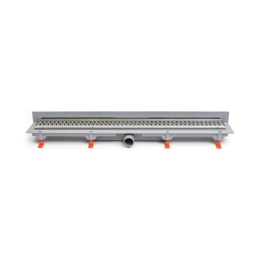 Werit/Jomo JomoTech Exclusive Flis Wall 40 Odpływ liniowy 75 cm z maskownicą 2-stronną z matą uszczelniającą 175-30750401-00