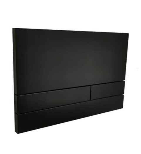 Werit/Jomo JomoTech zestaw stelaż do WC + wsporniki + przycisk Exclusive 2.0 czarny mat 174-91102500-00/103-000000015