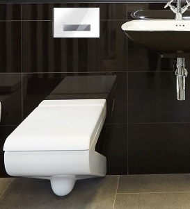 Werit/Jomo Trend Przycisk WC PCV chrom mat/biały 167-32003001-00/102-000000088