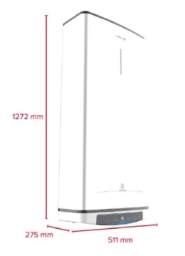 Ariston VELIS PRO WIFI 100 EU - Płaski bojler elektryczny podgrzewacz wody sterowany przez WIFI (3100947)