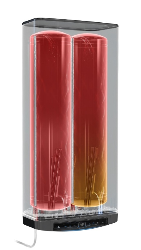 Ariston VELIS PRO WIFI 100 EU - Płaski bojler elektryczny podgrzewacz wody sterowany przez WIFI (3100947)