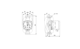 GRUNDFOS ALPHA2 25-60N 180 Pompa obiegowa do c.o. 99411424