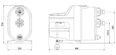GRUNDFOS SCALA1 3-35 230V BLUETOOTH - Pompa hydroforowa 99530404