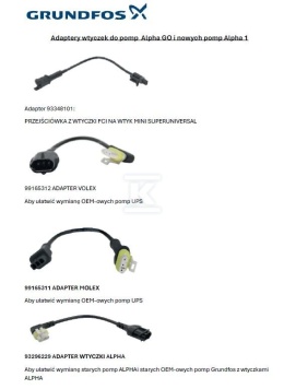 Grundfos Pompa obiegowa ALPHA1 GO 32-80 180 220-240V 9H AC0 93074178