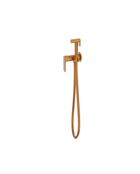 Lavita Bateria bidetowa podtynkowa Spark Brushed Copper 5900378341314