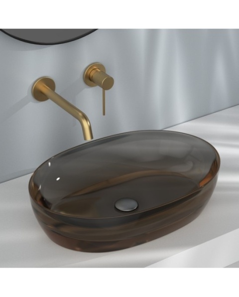 Lavita Bateria umywalkowa podtynkowa Orion Brushed Gold 5900378341475