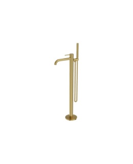 Lavita Bateria wannowa wolnostojąca Orion Brushed Gold 5900378341680