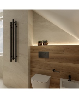 Lavita Grzejnik łazienkowy Calentador QR Black 1620 5904194692216