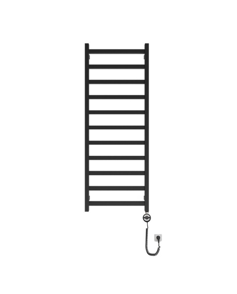 Lavita Grzejnik łazienkowy elektryczny Lungo Black 1320 z grzałką Black 5903918481433
