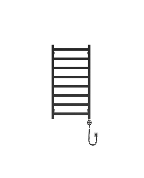 Lavita Grzejnik łazienkowy elektryczny Lungo Black 960 z grzałką Black 5903918481419