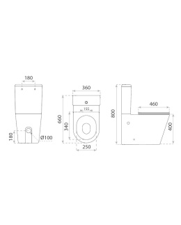 Lavita Kompakt WC Anton 2.0 5900378361510