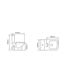 Lavita Kompakt WC Lotus 5900378345893