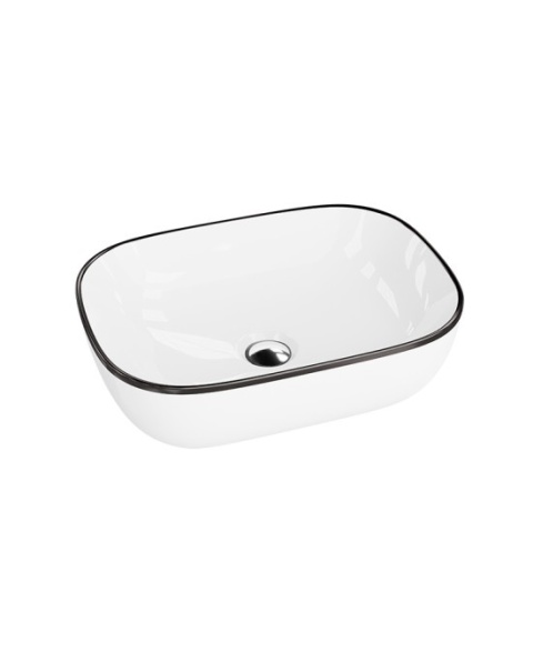 Lavita Umywalka nablatowa Costa Black Line 5900378325727