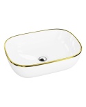 Lavita Umywalka nablatowa Costa Gold Line 5900378325116