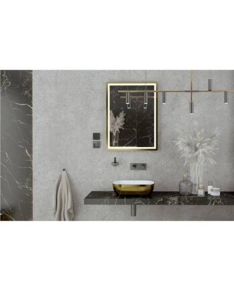 Lavita Umywalka nablatowa Costa Gold/White 5900378322634