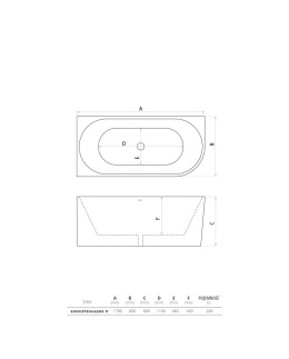 Lavita Wanna wolnostojąca przyścienna narożna Caldera 1700 Prawa 5900378346265
