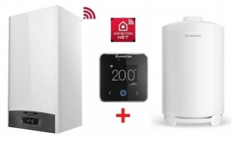 Ariston ONE MED 24 NET - Kocioł gazowy + zasobnik + regulator (PAKIET) ZNONEMEDNET