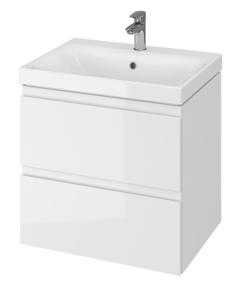 Cersanit Moduo Szafka podumywalkowa wisząca 59,5x44,7x57 cm biała S929-010