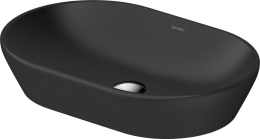 Duravit D-Neo umywalka owalna nablatowa 60x40 cm, antracyt mat 2372601370