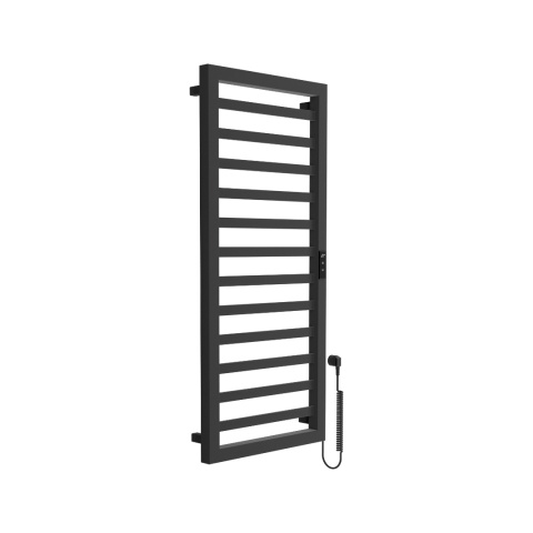 Excellent Brego Smart grzejnik łazienkowy elektryczny 115x50 cm, czarny mat GREX.BRS115.BL