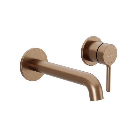 Excellent Delta PI bateria umywalkowa podtynkowa, miedziany szczotkowany AREX.1213CB