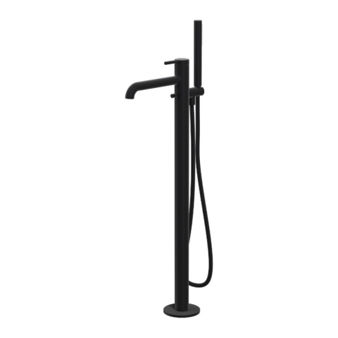 Excellent Delta Pi bateria wannowa wolnostojąca, czarny mat AREX.1254BL